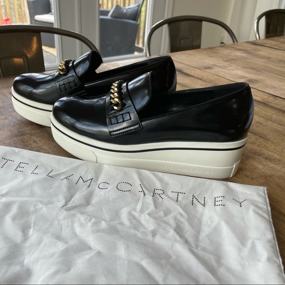Stella McCartney Chain Strap Platform Loafer - Picture 1 of 9